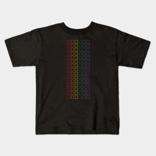 Classic Pride Box Grid Kids T-Shirt